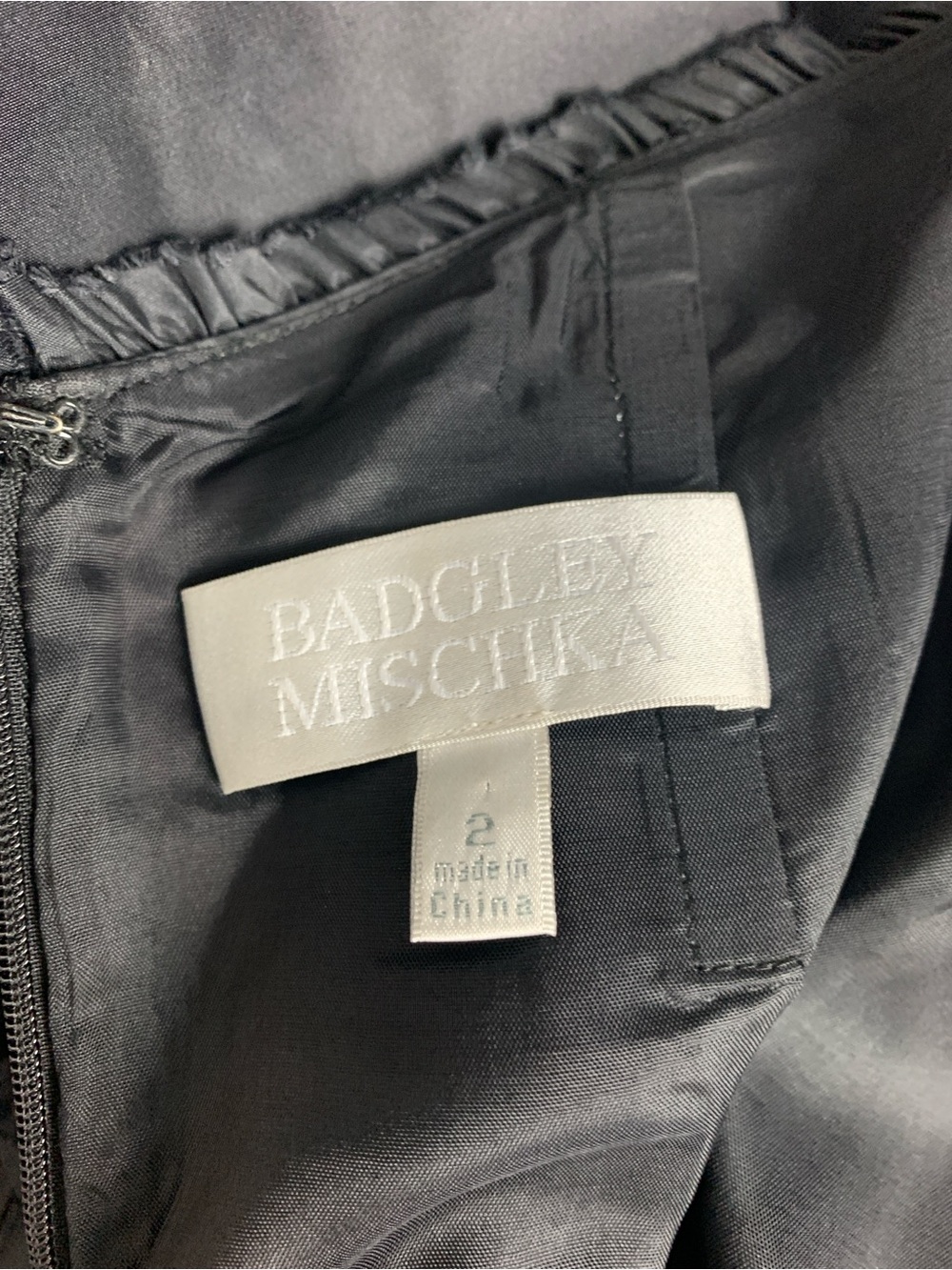 Badgley Mischka Silk Dress - Picture 8 of 10